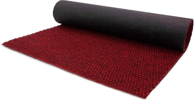 Primaflor Sauberlauf Picollo Rutschfester Teppichlauferläufer aus Polypropylen in Rot, Breite: 2,00 m, Länge: 9,50 m - Bild 1