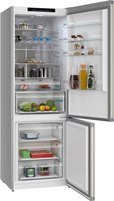 Siemens KG49NVIAG Kühl-Gefrierkombination in Edelstahl/Silber mit No Frost und Zero Degree Zone - Bild 2