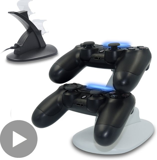 Sony Ladestation für Dualshock 4 Controller PlayStation 4 Slim und Pro in Schwarz - Bild 1