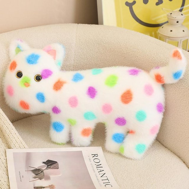 Kidsly Katzen-Plüschpuppe, Wellenpunkt, 50 cm, ab 14 Jahren - Bild 1