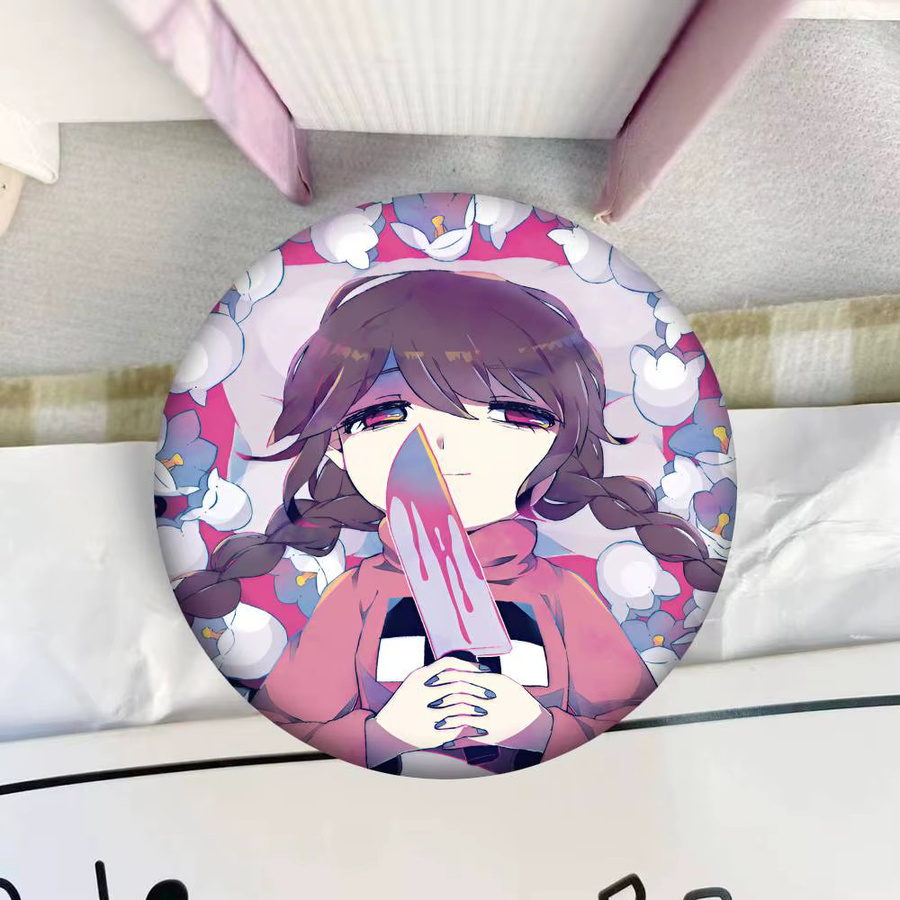 Brosche Madotsuki Yume Nikki Anime, Weißblech, Anstecknadel - Bild 3