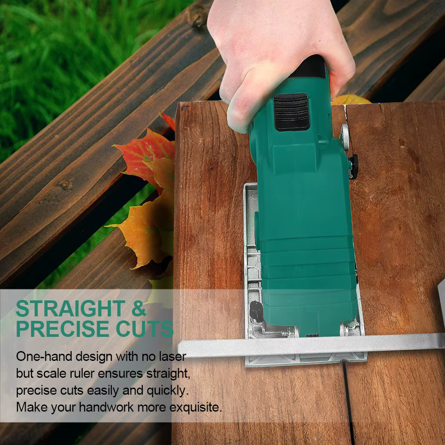 POSENPRO Mini-Kreissäge 600 W mit Parallelführung zum Schneiden von Holz, Metall und Keramikfliesen - Bild 5