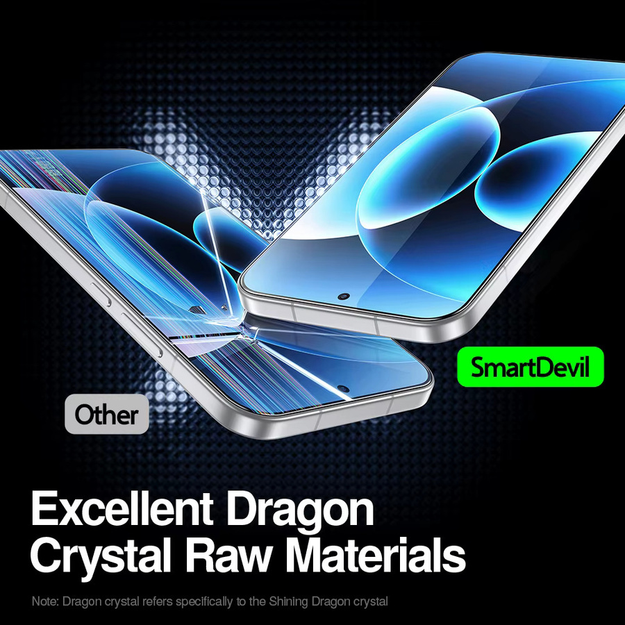 SmartDevil gehärtete Glasfolie für Xiaomi 17 Pro Max Mi 15 14, transparenter Displayschutz inklusive Kit zur automatischen Staubentfernung - Bild 3