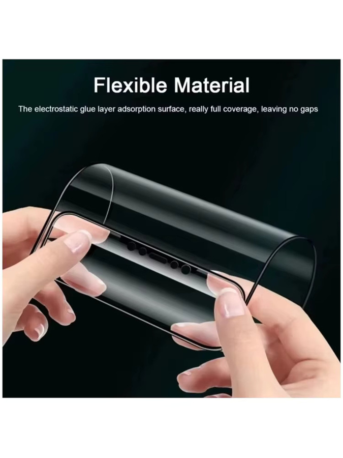Caynes Blickschutzfolie aus Keramik mit Anti-Fingerabdruck-Schutz für iPhone Modelle, transparent - Bild 5