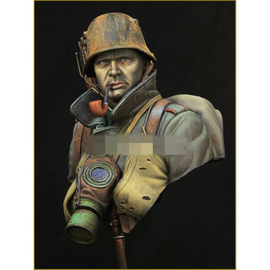 CLEAN SPACE Resin-Soldatenmodell, Halbfigur, unmontierter und unbemalter Bausatz, Bunt / Mehrfarbig - Bild 2