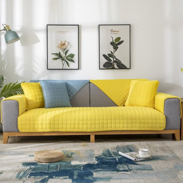 Super Six Sofakissenbezug aus Cord mit Karomuster, quadratisch, B/T/H: 70 x 70 x 70 cm - Bild 1