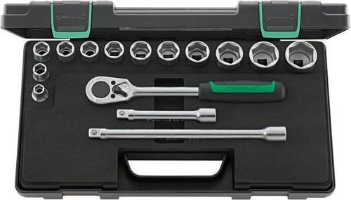 Stahlwille Steckschlüsselsatz 52/12/3 KN 1/2 Zoll, 15-teilig, silber - Bild 1