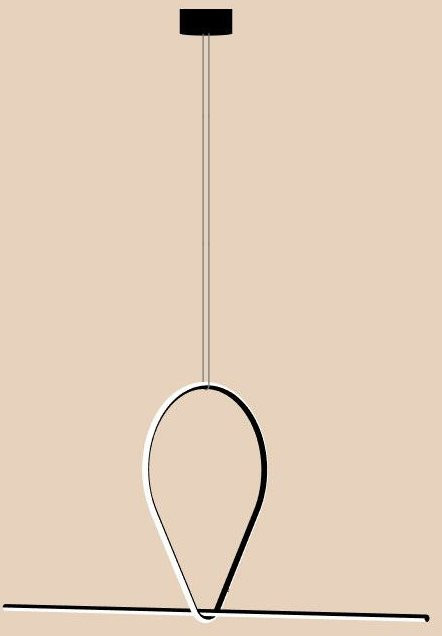Flos Arrangements LED-Pendelleuchte in Schwarz, minimalistisches Design, erweiterbar - Bild 1