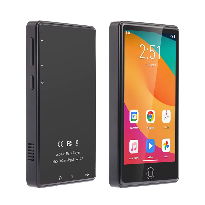 UNIWA MP004 MP4-Player mit Android 14, 4 Zoll Display, Bluetooth und WiFi, Schwarz, 32 GB Speicher - Bild 3