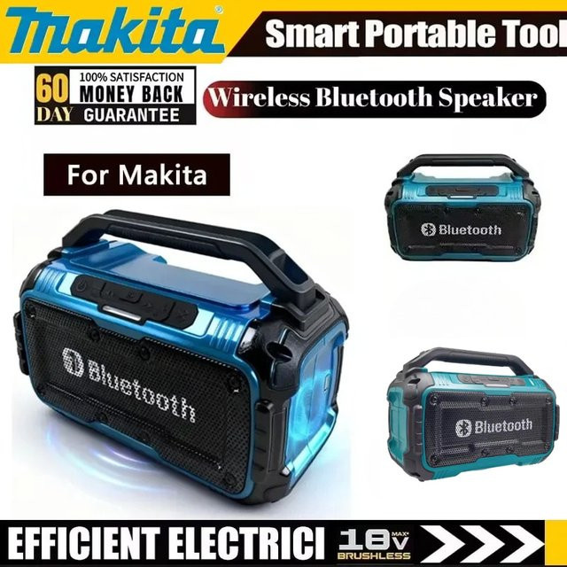 Makita Bluetooth-Lautsprecher mit USB-C-Anschluss und Stereo-Surround-Funktion in wasserdichter Ausführung - Bild 1