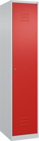 C+P Spind Classic PLUS Spind mit 1 Abteil und Zylinderschloss in Verkehrsrot, H x B x T: 185 x 40 x 50 cm - Bild 1