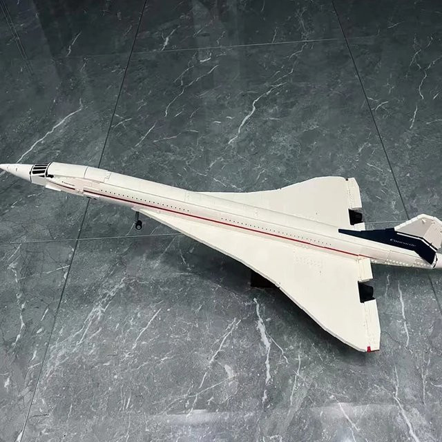 ICONS Concorde Airbus, Bausteine Spielzeug, Flugzeug Modell - Bild 1