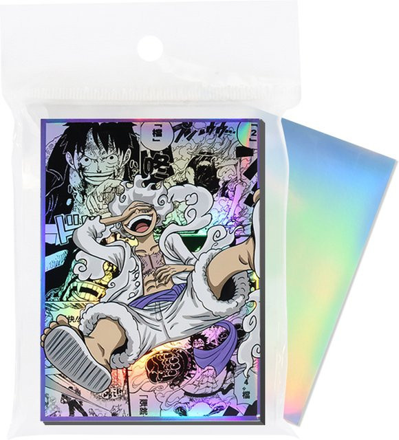 Bandai One Piece Ruffy Laser Anime Kartenhüllen, 60-teiliges Set, Bunt / Mehrfarbig - Bild 1