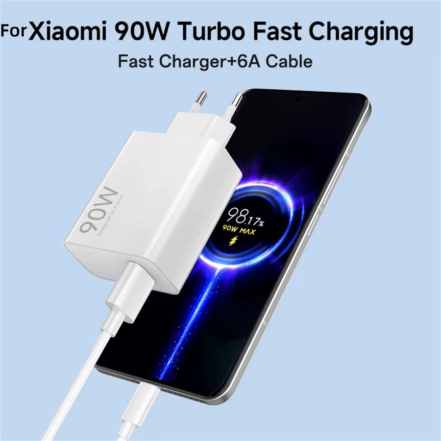 Xiaomi 90W USB-C Schnellladegerät mit 6A Typ-C Anschluss in Weiß für Xiaomi 15 Ultra 14 13 12 Pro Redmi Note und Poco X7 F7 Pro - Bild 3