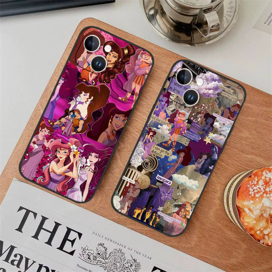 Mesuca Handyhülle im Cartoon Hercules Design für iPhone 17 16 15 14 13 12 11 Pro Max X XR XS in Schwarz und Multicolour - Bild 3