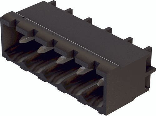 HARTING Grundleiste 14120316002000, 1 Reihe, Messing, Schwarz - Bild 1