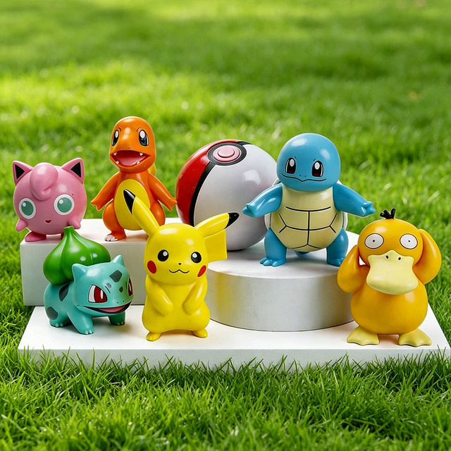 Bandai Pokémon Anime-Figuren, Mini-Spielzeugmodelle, 5-7cm - Bild 1