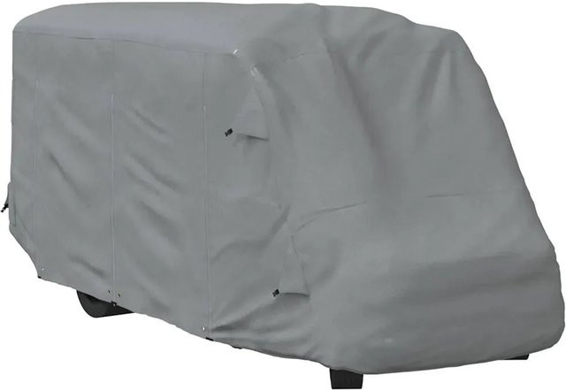 vidaXL Schutzhülle für Wohnmobil aus Vliesstoff, Grau, B/T/H: 610 x 235 x 275 cm - Bild 1