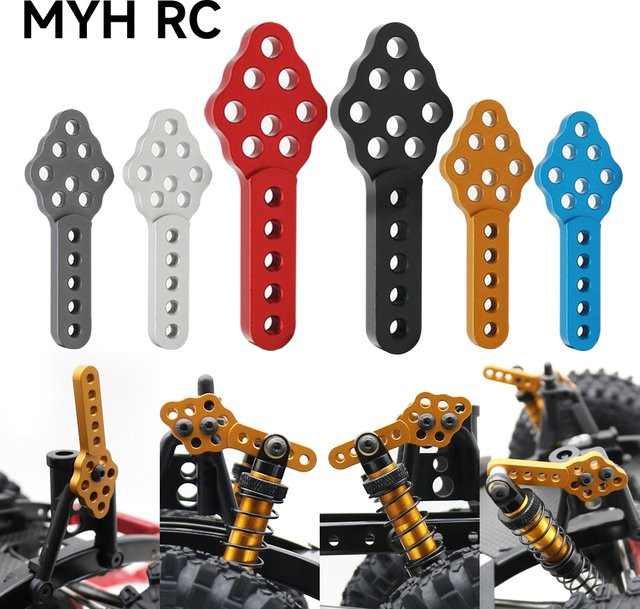 MYHRC Einstellbare Dämpfer aus Aluminiumlegierung, Stoßdämpferhalterung, 1:10 - Bild 1