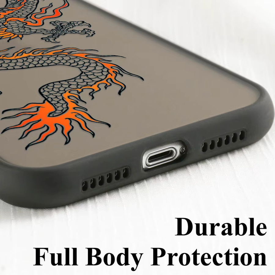 Samsung Dragon Handyhülle mit weicher matter Abdeckung für verschiedene Modelle wie S24 Ultra, S23 FE und A55 5G - Bild 4