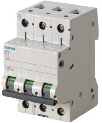 Siemens Leitungsschutzschalter 5SL6304-7, 4 A, 400 V, Grau - Bild 1