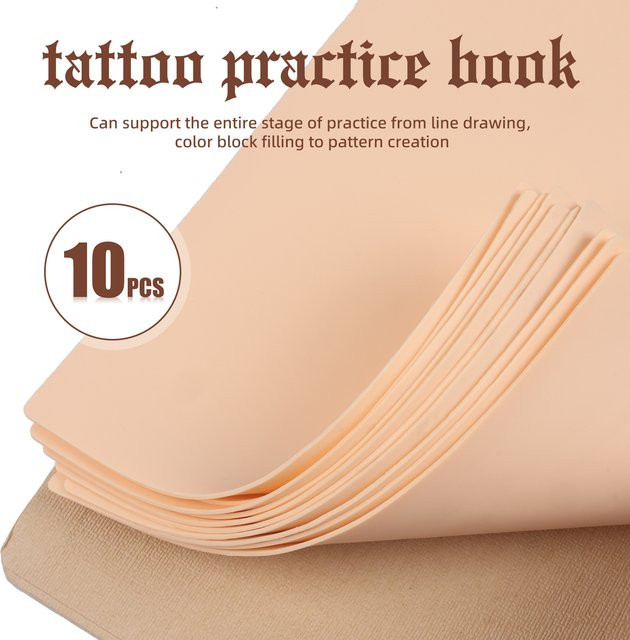 DQFART Tattoo-Übungs-Hautbuch, 1 mm, Unisex - Bild 1