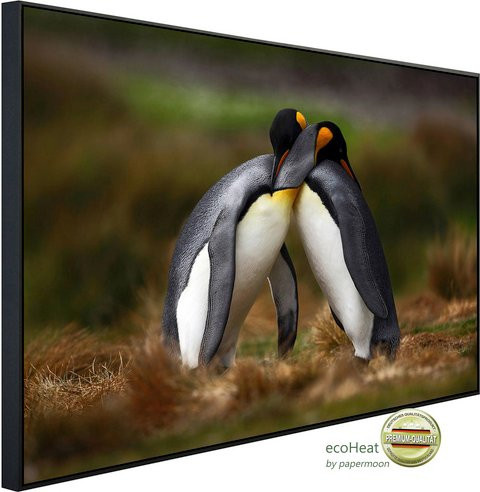 papermoon Infrarotheizung EcoHeat Pinguine mit Matt-Effekt in Bunt, App-Steuerung und Überhitzungsschutz - Bild 1