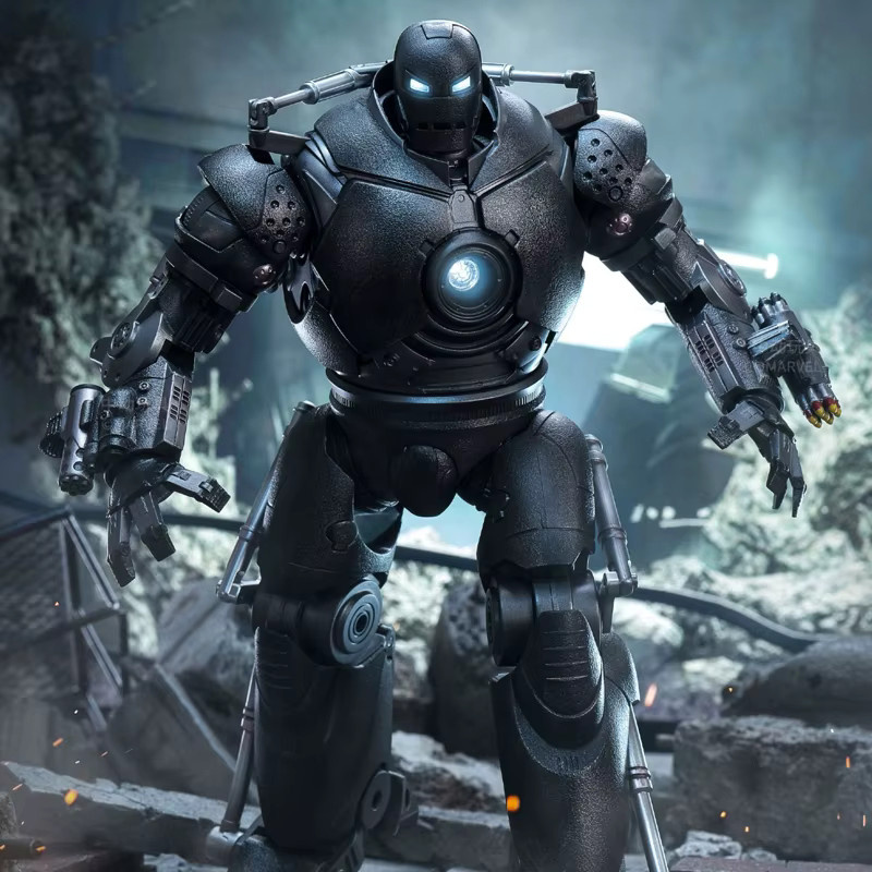 ZDTDS Marvel Iron Man Tony Stark Action Figure, Schwarz, Einzelfigur - Bild 2