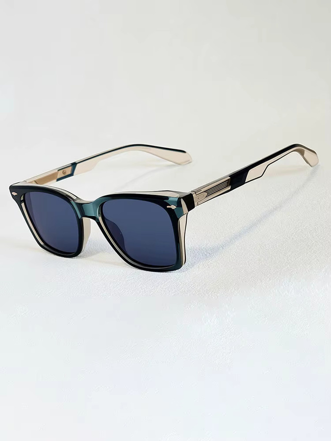 BMAD Sonnenbrille, Square, Vollrand, Kunststoff, Schwarz, Herren - Bild 1