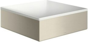 Hansgrohe Axor Suite Aufsatzwaschtisch aus Keramik in Weiß, quadratisch, Breite: 28,5 cm, Tiefe: 28,5 cm, Höhe: 8,0 cm - Bild 1