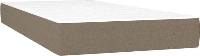 vidaXL Hybrid-Taschenfederkernmatratze in Taupe, B/T/H: 90 x 200 x 20 cm - Bild 1