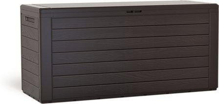 PROSPERPLAST Auflagenbox Woodebox in Braun, B/H/L: 43,8 x 55,0 x 116,0 cm, witterungs- und frostbeständig - Bild 1