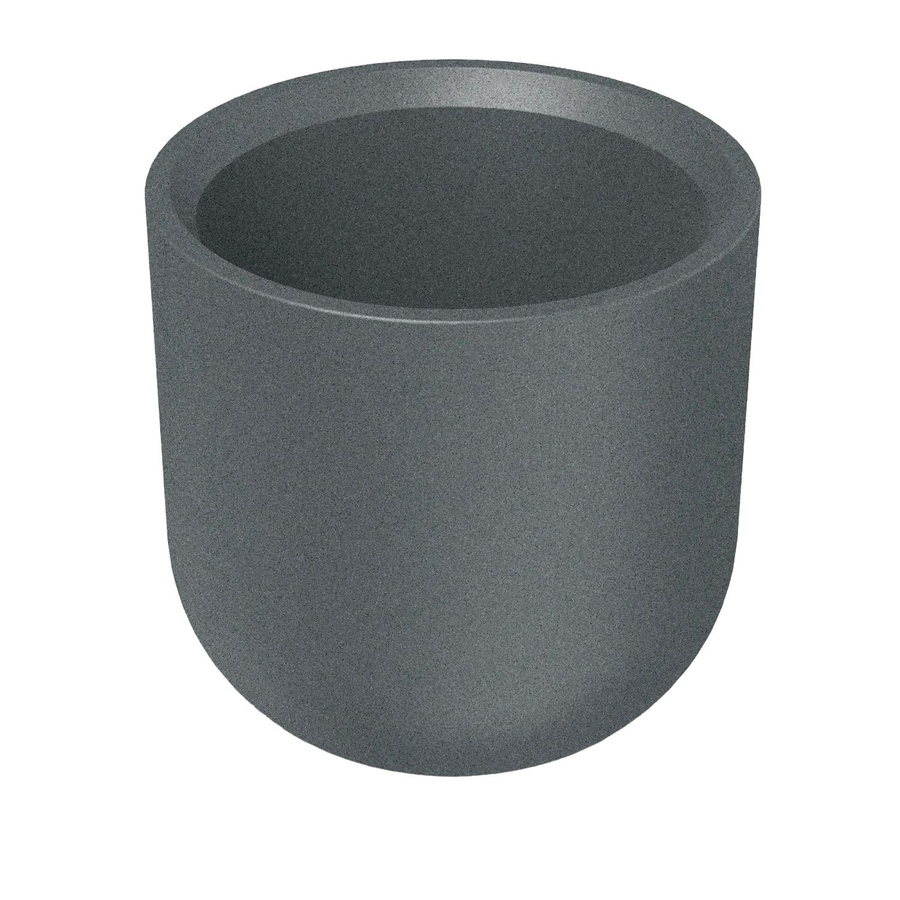 Prosperplast Blumentopf Molta Hoch Stabil in Granit Grau Durchmesser: 48 cm, Höhe: 48 cm - Bild 2
