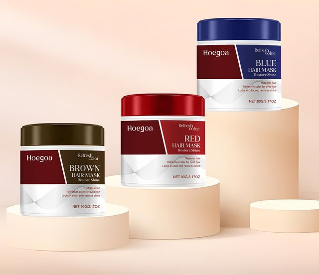 jaysuing Haarmaske, farbdepositionierend, Rot, Blau, Braun, Unisex - Bild 1