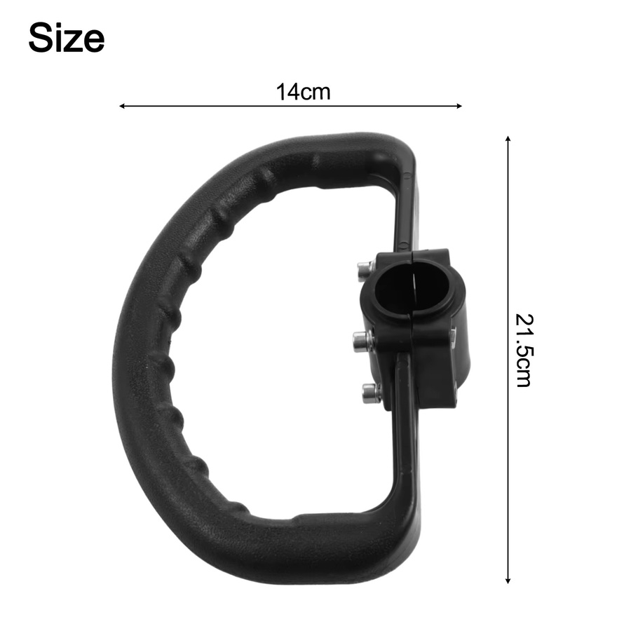 DAZZLEEX Trimmer Handle Bar Ersatzgriff in Schwarz für Rasentrimmer und Gartengeräte - Bild 4