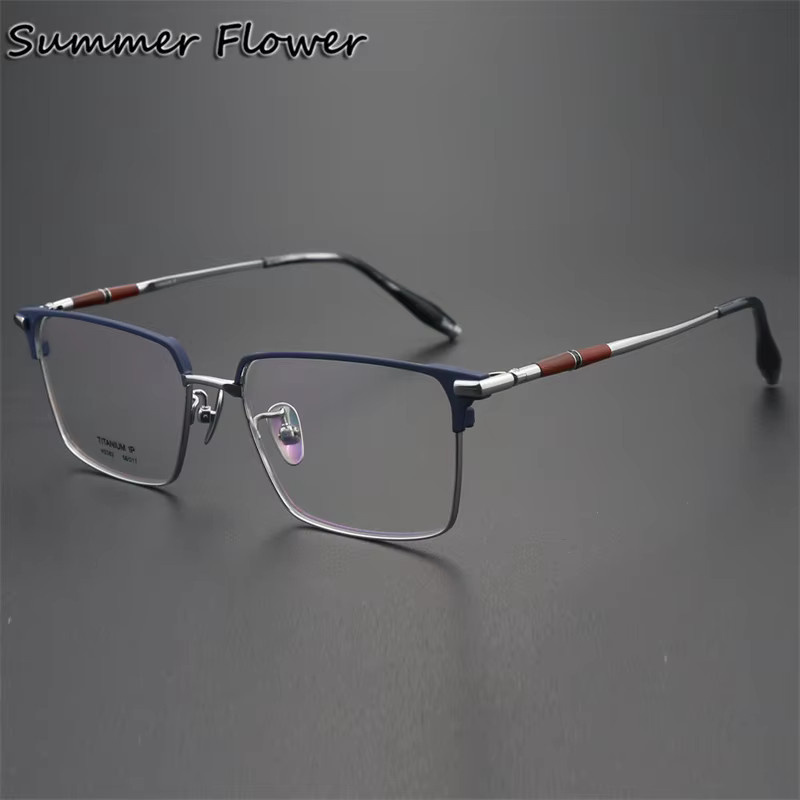 Herrenbrille Summer Flower, rechteckig, braun - Bild 2
