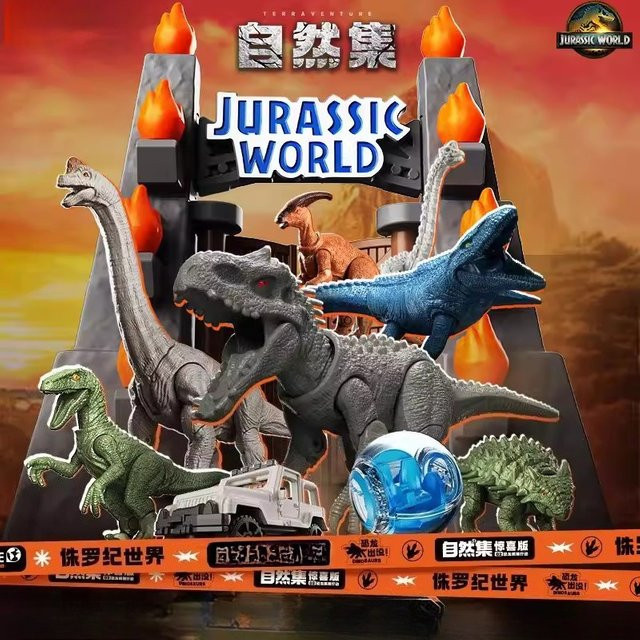 BLOKEES Jurassic World Surprise Box, 2-teiliges Set, Dinosaurier-Modell - Bild 1