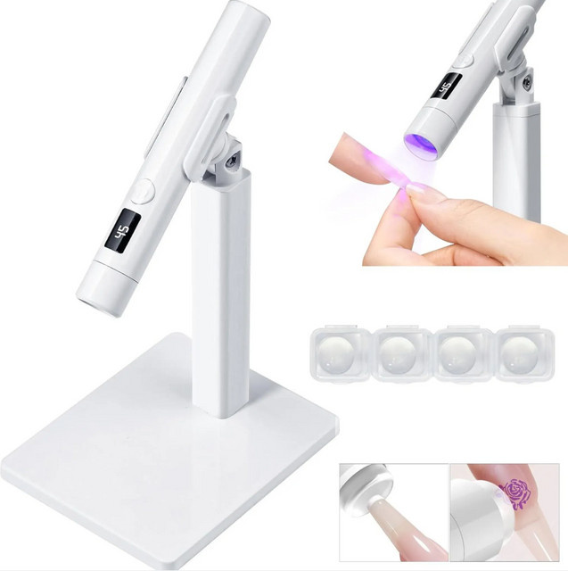 Bytelike Mini-UV-Lampe für Gel-Nagellack, 3W LED, Weiss, Unisex - Bild 1