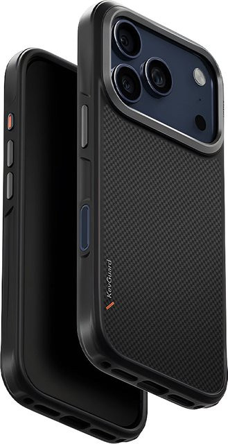 UNIQ Keva MagClick MagSafe Hülle für Apple iPhone 17 Pro Max, Schwarz - Bild 1