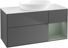 V&B Waschtischunterschrank Finion in Anthrazit lackiert, Breite: 120 cm, Tiefe: 50,1 cm, Höhe: 50,1 cm - Bild 1