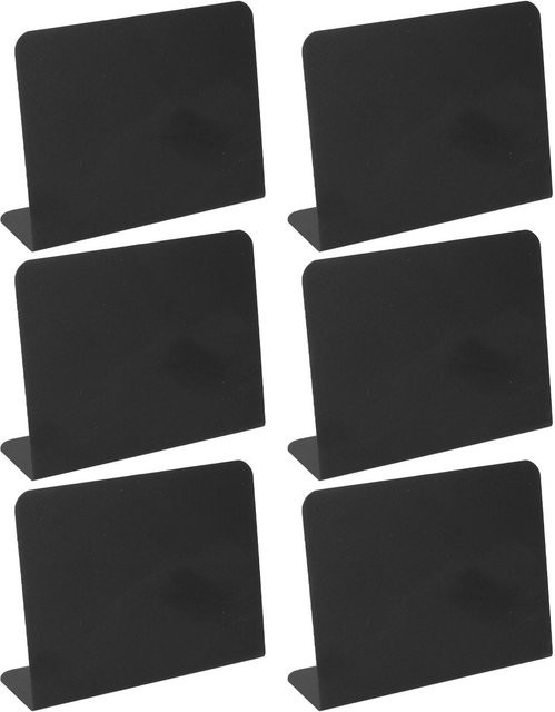 20er Set Mini Kreidetafel Schilder von Koogeelife in Schwarz und Grau inklusive Stift zum Beschriften und Ausstellen - Bild 1