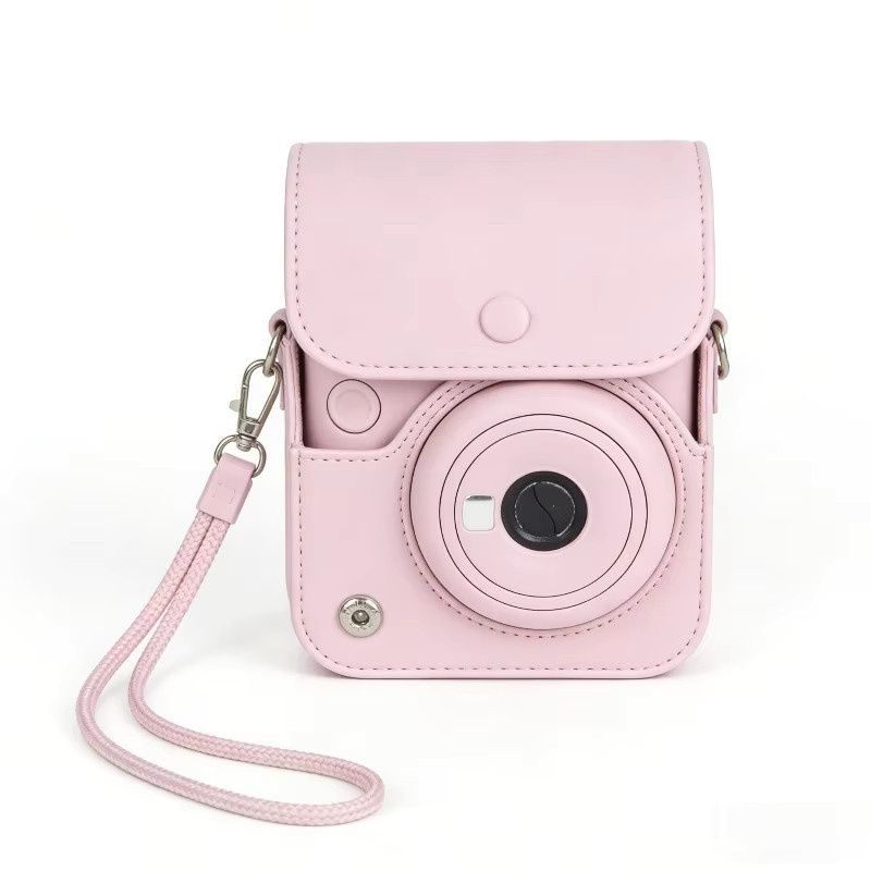 Fujifilm Fuji Polaroid Mini 12 Kameratasche als Aufbewahrungsschutzhülle und Umhängetasche in Schwarz oder Pink - Bild 2