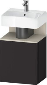 Duravit Waschtischunterschrank Qatego in Grau Matt, B/T/H: 44 x 35 x 64,5 cm - Bild 1