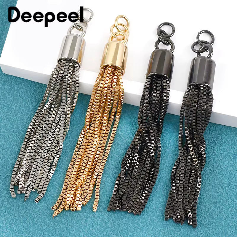 Deepeel Anhänger Metallquaste, 95 mm, Taschenanhänger - Bild 2