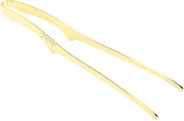 Fishine Eiswürfelzange aus Edelstahl in Gold, Mehrzweck-Eispinzette mit Anti-Rutsch-Funktion und Spülmaschinenfest - Bild 1