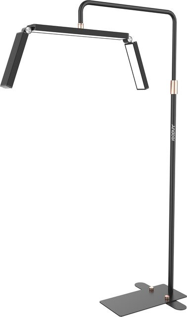 Dodocool LED-Bodenleuchte als faltbares Videolicht mit verstellbarer Farbtemperatur 3200K-5600K für Beauty, Desktop und Vlog in Schwarz oder Weiß - Bild 1