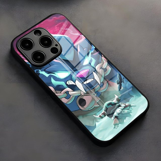 B-Brawls S-Stars Handyhülle mit Glasabdeckung für iPhone, Multicolor - Bild 1