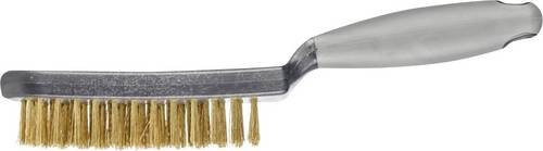 PFERD Handbürste HBUP 4 mit Messing-Draht Ø 0,30 mm und ergonomischem Kunststoffkörper in Mehrfarbig - Bild 1