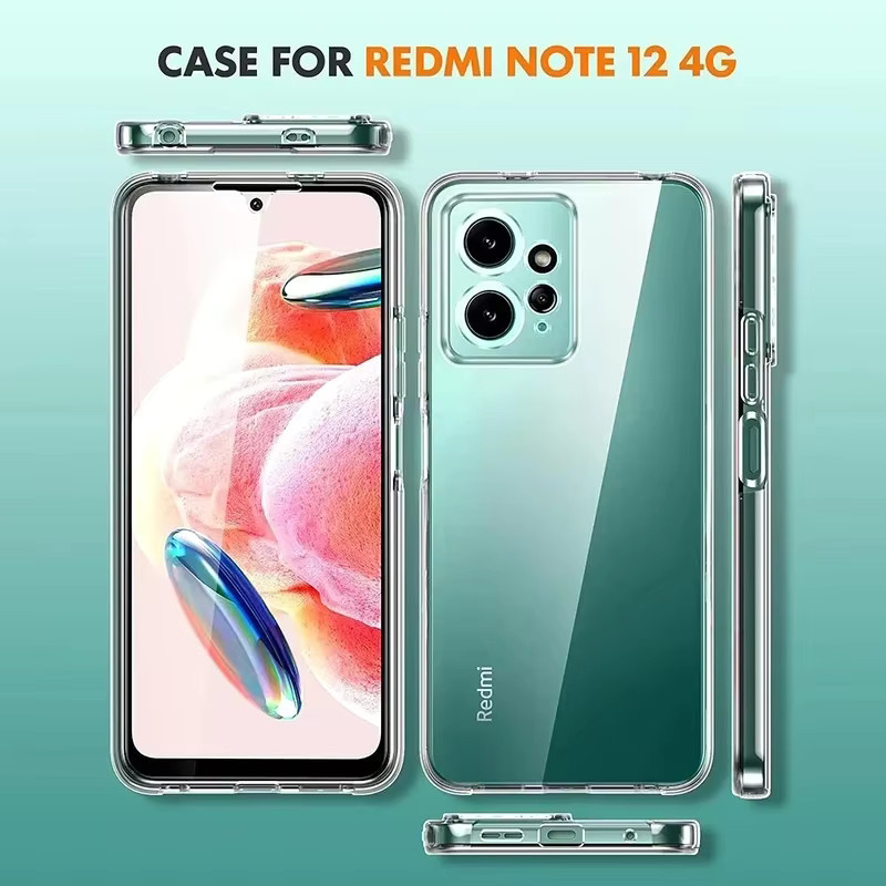 Transparente 360 Vollsilikonhülle für Xiaomi Redmi Note und Poco Modelle - Bild 3