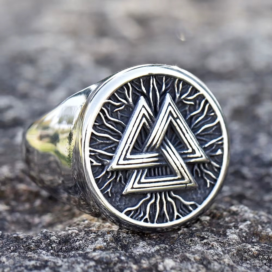Vikingar Lin Ring, Edelstahl, Silber, Herren - Bild 2